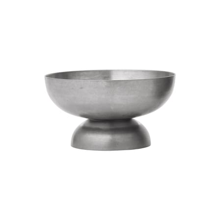 Tumbled Ice-cream bowl metal silver - Ferm Living