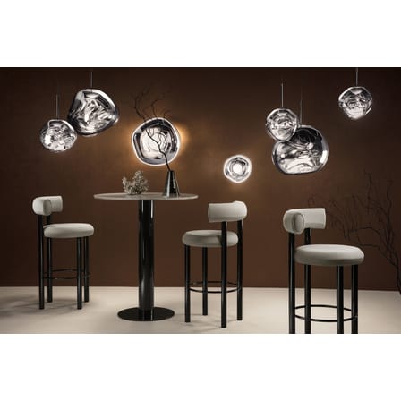 Applique Melt Mini LED (2015)  / Plafonnier- Ø 30 cm/ Polycarbonate métallisé (change de couleur) - Tom Dixon