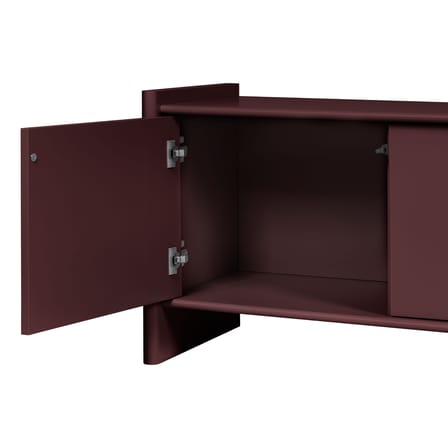 Mobile TV Rali legno rosso / L 160 x H 58 cm - NOO.MA