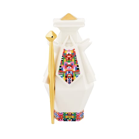 Santon Joseph céramique blanc / peint main - Alessi