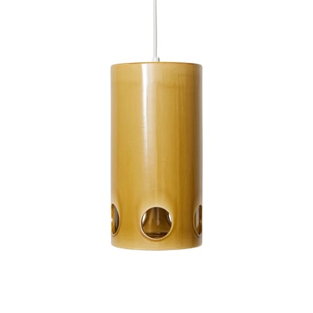 Suspension Ceramic céramique jaune / Ø 15 x H 29.5 cm - HK LIVING