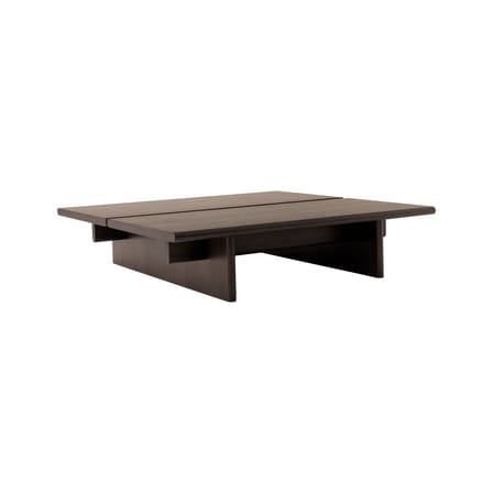 Table basse Ita OS4 bois marron / 110 x 110 x H 25 cm - &tradition