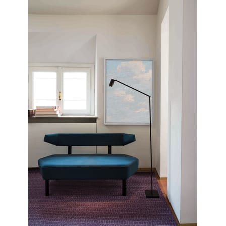 Lampadaire Untitled Spot métal noir / LED - Orientable - Nemo