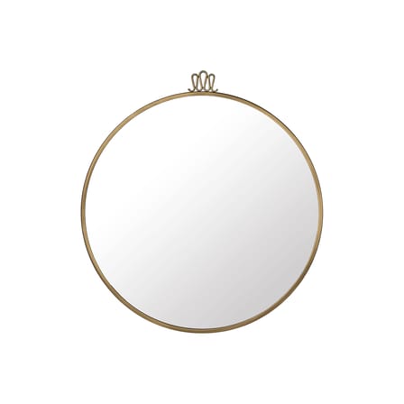 Randaccio Wall mirror gold metal Gio Ponti / Ø 70 cm - Brass - Gubi
