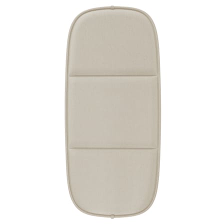 Accessoire  tissu beige blanc / Coussin d'assise pour canapé HiRay - Recyclé - Kartell