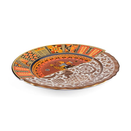 Assiette Hybrid Mitla céramique multicolore / Ø 27,5 cm - Seletti