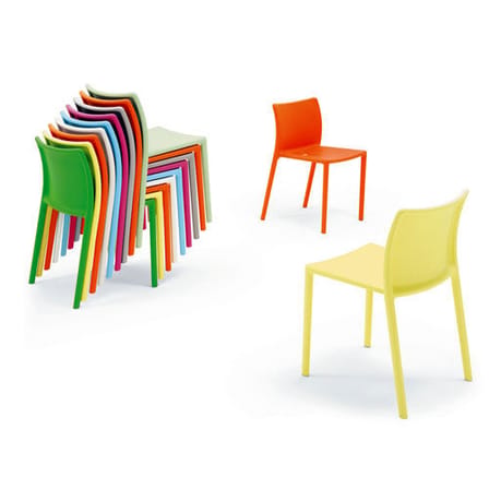 Chaise empilable Air-Chair blanc / Jasper Morrison, 2000 - Magis