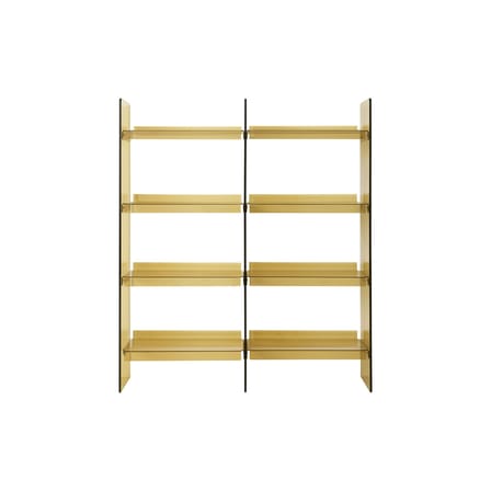 Étagère Acrylic plastique vert / L 137 x H 160 cm - HK LIVING