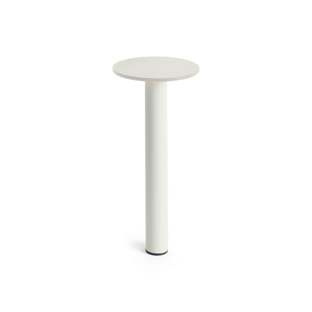 Kabellose, wiederaufladbare Außenlampe Host Small metall weiß / LED - H 22 cm / Magnetische Befestigung - Hay