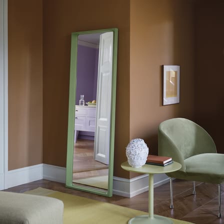 Miroir mural Arced bois vert / 170 x 61 cm - Muuto