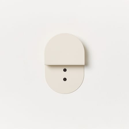 Patère Vibes métal blanc - NOBODINOZ