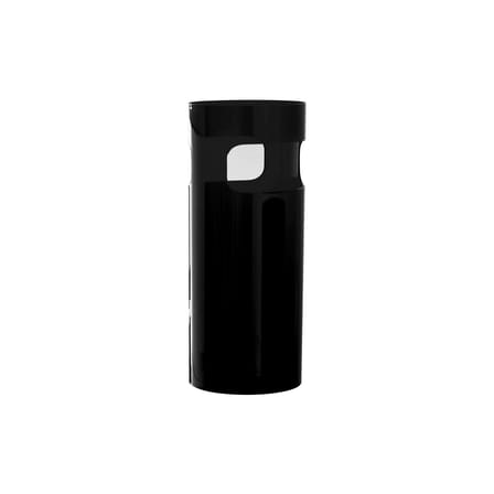 Porte-parapluies  plastique noir / Corbeille à papier - Gino Colombini, 1966 - Kartell