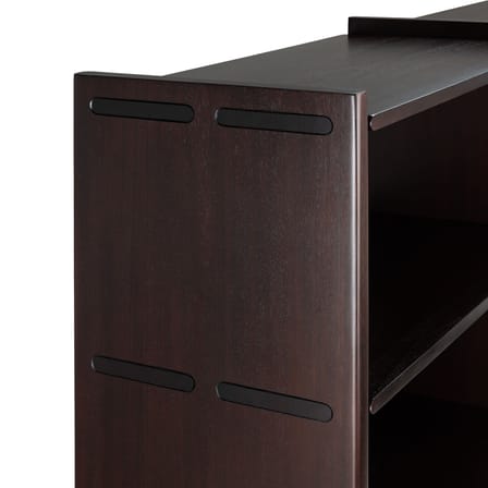 Regal Mortise holz braun / B 262 x H 82 cm - Ethnicraft