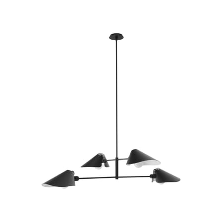 Suspension Bonnet SC93 métal noir / L 140 x H 140 cm - &tradition