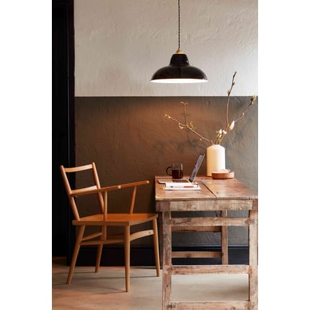 Suspension Original 1227 Midi Wide métal noir / Ø 40 x H 19 cm/ Réédition 1930' - Anglepoise