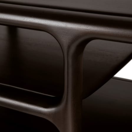 Table basse Eda bois marron / 150 x 60 cm x H 40 cm - Ethnicraft
