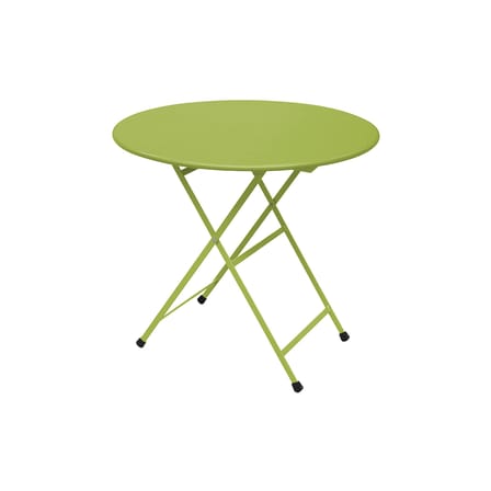 Table pliante Arc en Ciel métal / Ø 80 cm - Emu