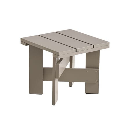 Tavolino Crate Outdoor legno beige / Gerrit Rietveld - 49,5 x 49,5 x H 45 cm - Hay