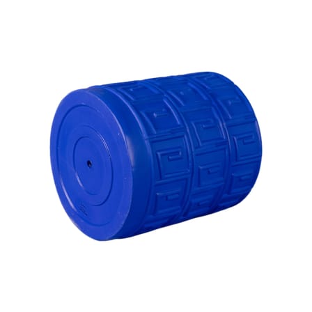 Vaso per fiori Magna Graecia - Greca ceramica blu / Con piattino / Ø 30 x H 39 cm - Terracotta - Seletti