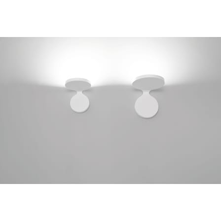 Applique Rea Small LED métal blanc / L 12 cm - Artemide