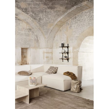 Cesto Ceramic Large ceramica bianco / Ø 23,5 x H 21 cm - Fatto a mano - Ferm Living