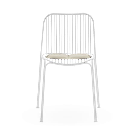 Chaise HiRay métal blanc - Kartell
