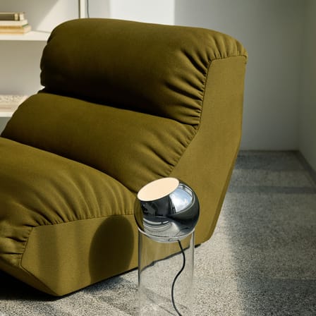 Chauffeuse Hi Lo AV54 tissu vert - &tradition