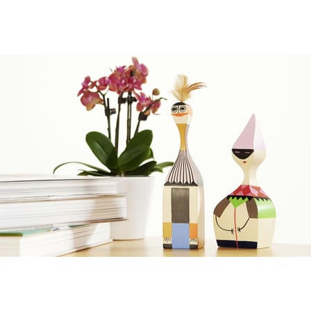 Décoration Wooden Dolls - No. 6 bois multicolore / By Alexander Girard, 1952 - Vitra