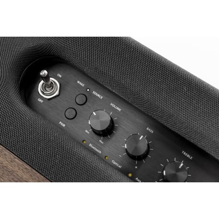 Enceinte Bluetooth Cube noir bois naturel / Thruster 2.1 - La Boîte Concept