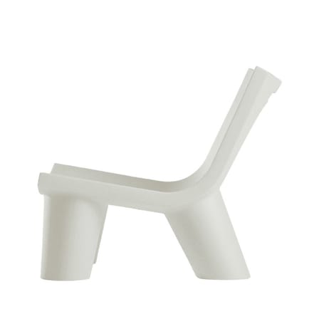 Fauteuil bas Low Lita plastique blanc - Slide