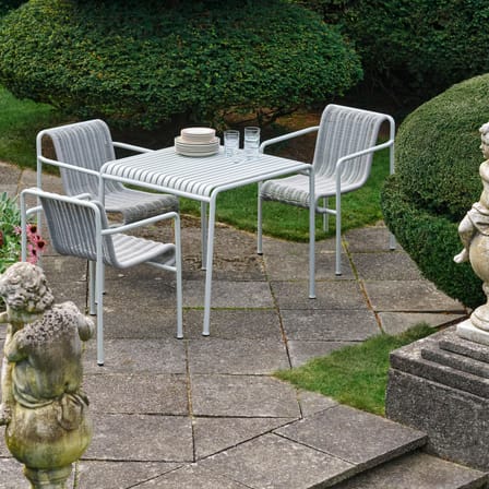 Fauteuil de repas Palissade Cord gris / Corde tissu recyclé - Hay