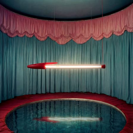 Bic Lamp Lamp plastic material red / LED - H 178 cm - Seletti