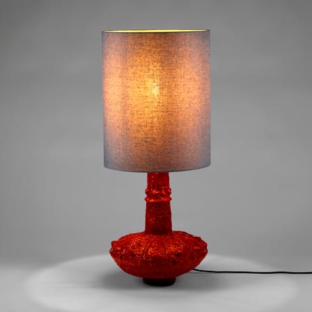 Lampada da tavolo Georgia ceramica arancione / Ø 42 x H 95 cm - Serax
