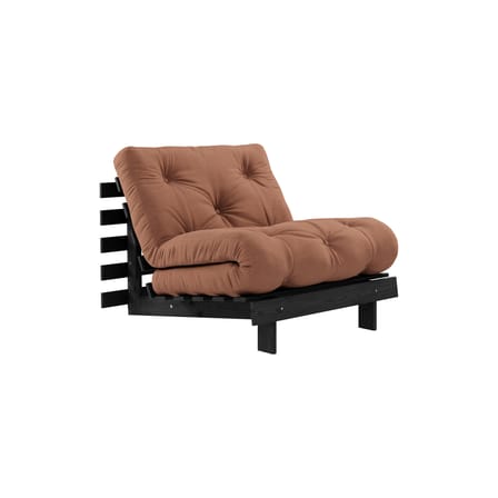 Fauteuil convertible Roots / Dormeuse & lit d'appoint - 3 positions / Structure noire - KARUP DESIGN