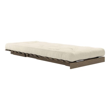 Fauteuil convertible Roots / Dormeuse & lit d'appoint - 3 positions / Structure marron - KARUP DESIGN