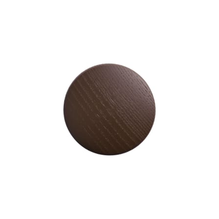 Patère The Dots Wood XS bois marron / Ø 6,5 cm - Muuto