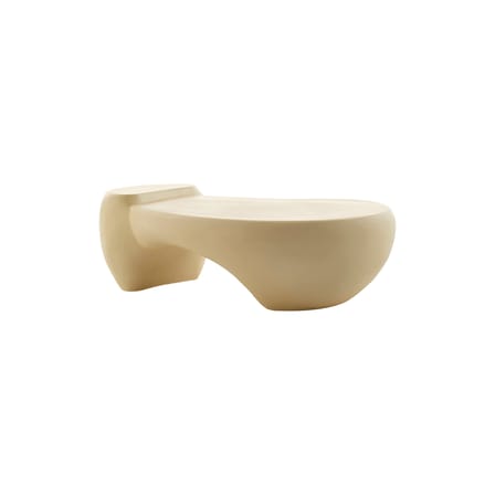 Table basse Dune Large céramique beige / 112 x 73 x H 38 cm - Mogg