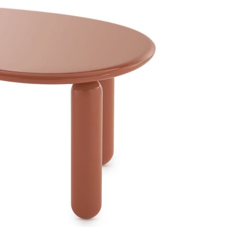 Table basse Undique Mas bois orange / 119 x 59 x H 44 cm - Patricia Urquiola, 2023 - Kartell
