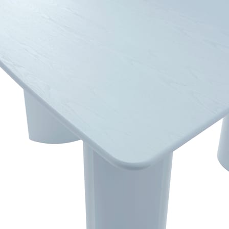 Table rectangulaire Re-Norm bois bleu / 130 x 120 cm - Muuto