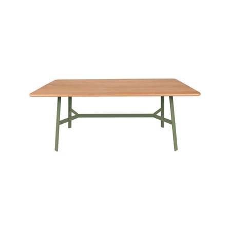 Table rectangulaire So'O bois vert / 180 x 90 cm - 6 à 8 personnes - Fermob