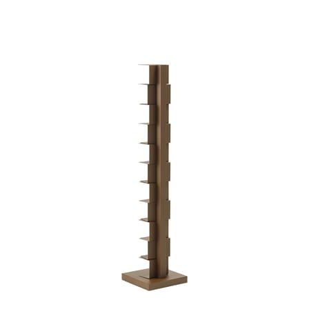 Bibliothèque Original Ptolomeo métal marron / 1 face - H 160 cm - Opinion Ciatti