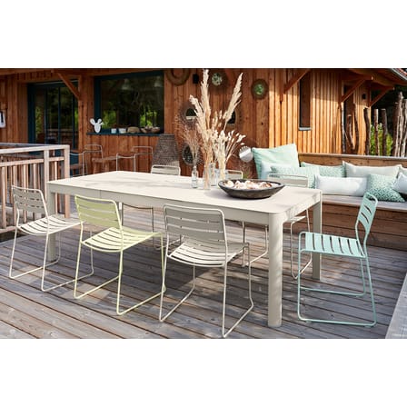 Chaise empilable Surprising métal vert - Fermob