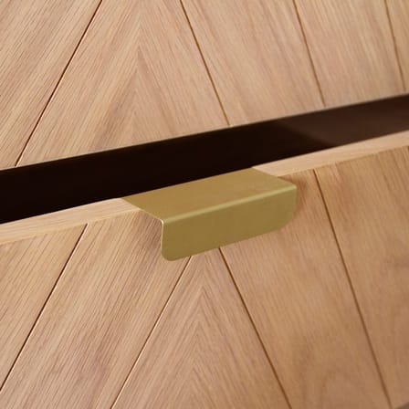 Commode Marius bois naturel / L 100 x  H 90 cm - Hartô