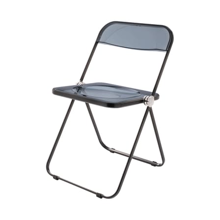 Plia Folding chair plastic material blue / Giancarlo Piretti, 1967 - ANONIMA CASTELLI