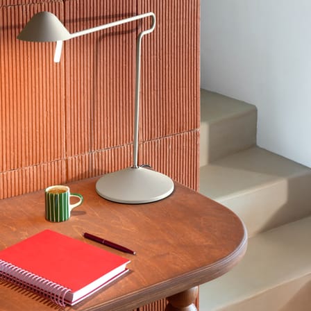 Lampe de bureau Pixi LED métal gris / Orientable - Fermob