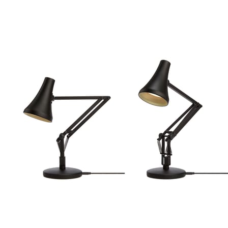 Lampe de table 90 Mini Mini LED métal noir / Branchement secteur ou USB - Anglepoise