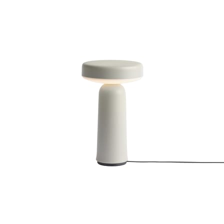 Lampe extérieur sans fil rechargeable Ease plastique gris / Ø 13 x H 21,5 cm - Muuto