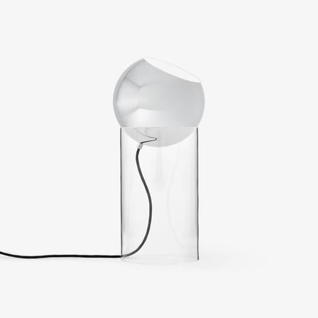 Lampe Topan VP14 métal argent / H 46 cm - Verner Panton, 1959 - &tradition