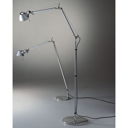 Lampadaire Tolomeo métal / H 167 cm - Orientable - Artemide