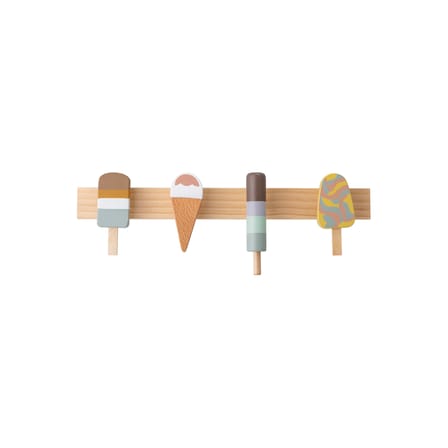 Portemanteau Zyon bois multicolore / L 38 cm - Bloomingville